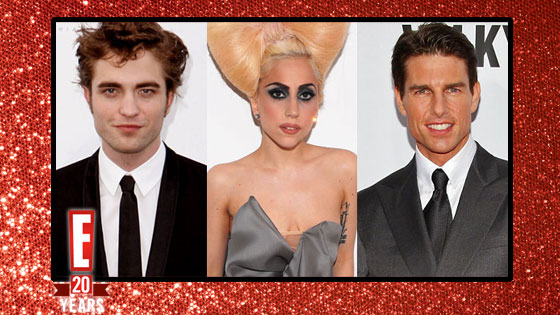 Tom Cruise, Lady Gaga, Robert Pattinson Tom Cruise, Lady Gaga, Robert Pattinson